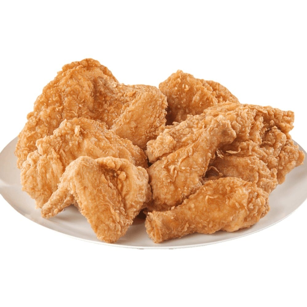 4 Piece (Leg, Thigh, Breast & Wing) with Biscuit.