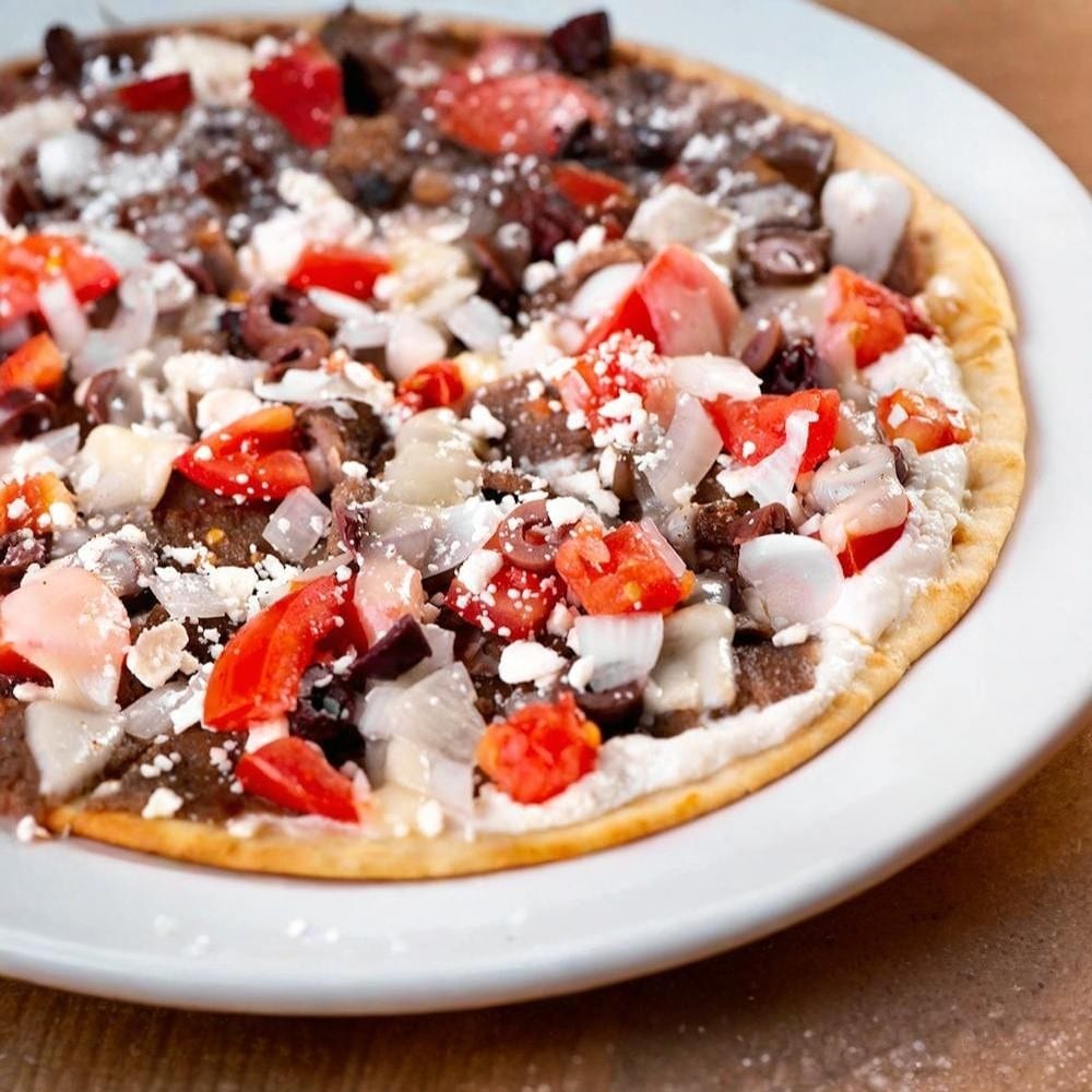 Greek Gyro Pizza.
