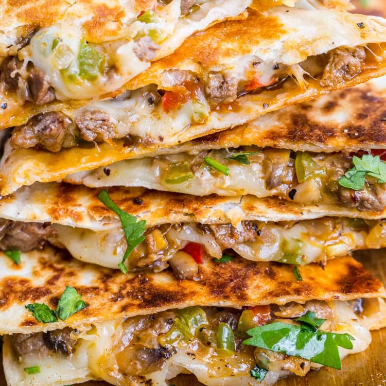 Philly Steak Quesadillas.