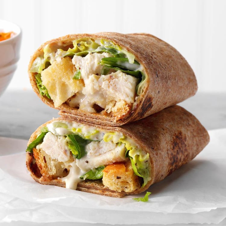 Chicken Caesar Wrap.