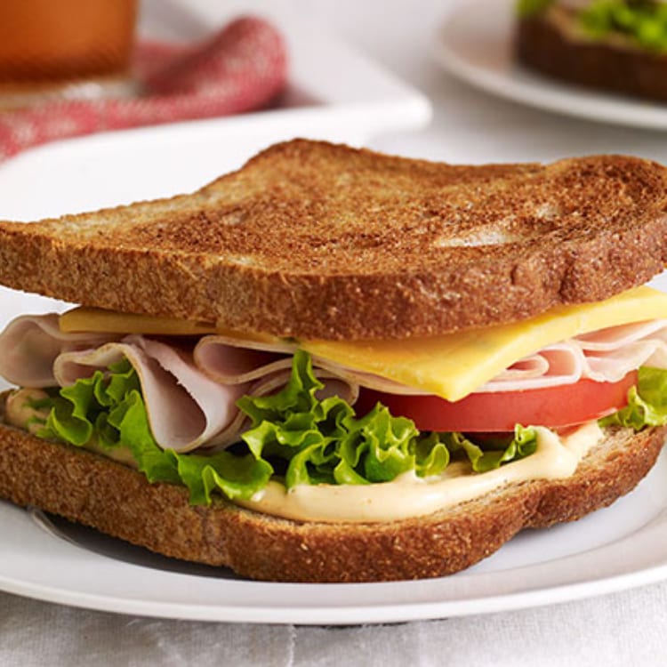 Turkey & Cheese Sandwich.