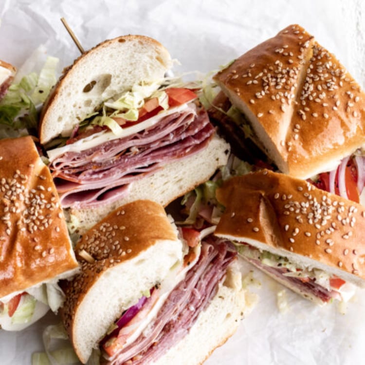 Italian Salami & Capicola Ham Sub.