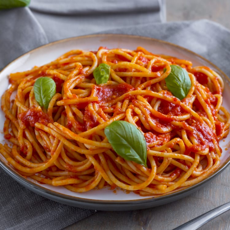 Tomato Sauce Pasta.
