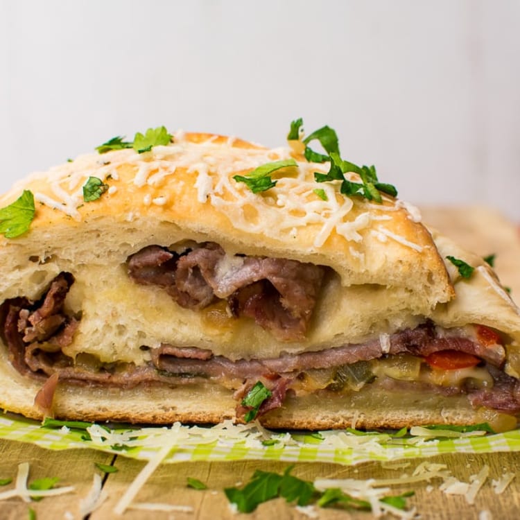Philly Steak Calzone.