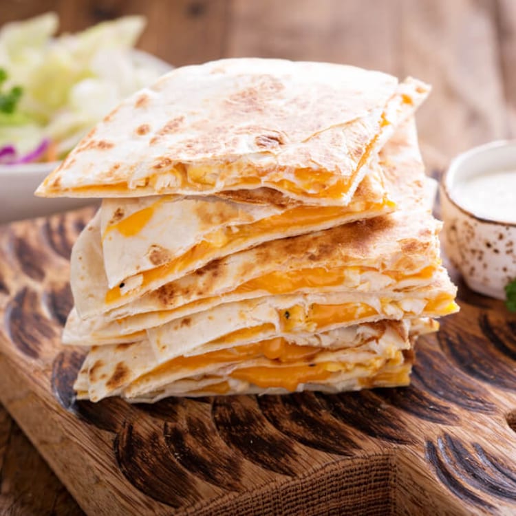 Two Cheese Quesadillas.