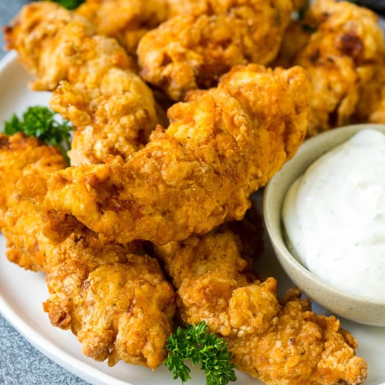 Kids Chicken Strips.