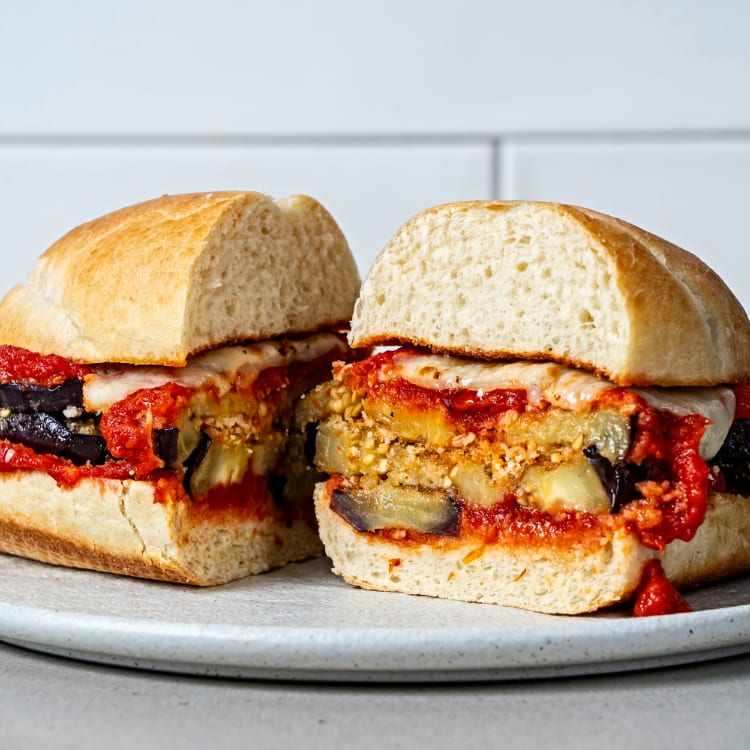 Eggplant Parmesan Sub.