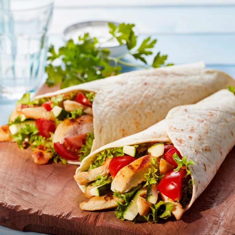 Chicken Fajita Wrap.