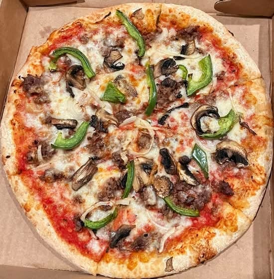 Philly Beef Steak Pizza.